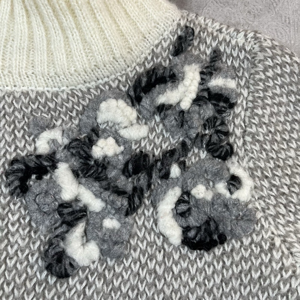 Appleseeds Mohair Wool Sweater Women Pet SM Knitted vintage Grandma Cottage Core - Picture 4 of 7
